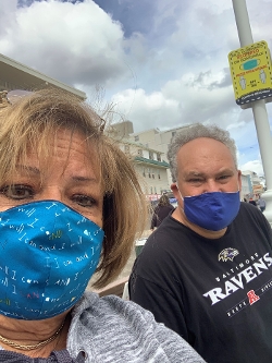 Doug and Kathy Hoprich participated in the LSPG Virtual 5K by strolling the boardwalk in Ocean City, Maryland.